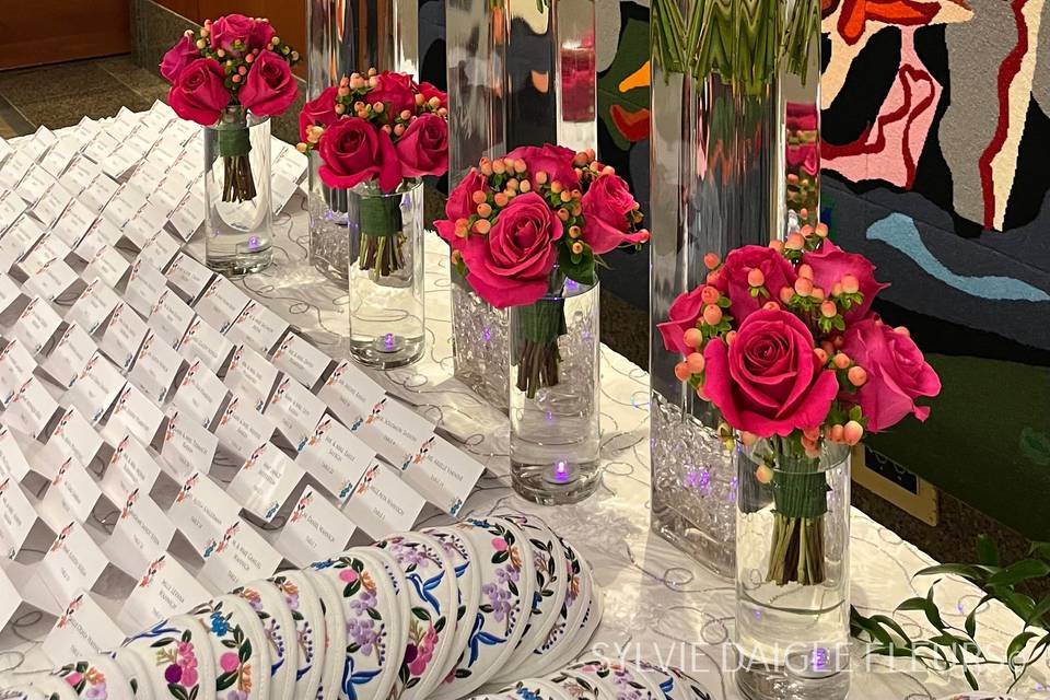 Card table centerpieces