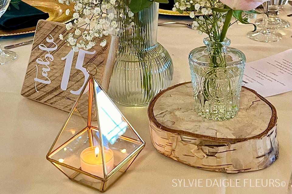 Rustic centerpiece