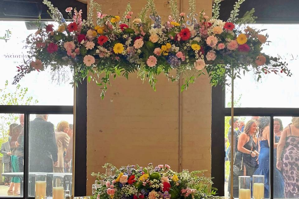 Bride & Groom table