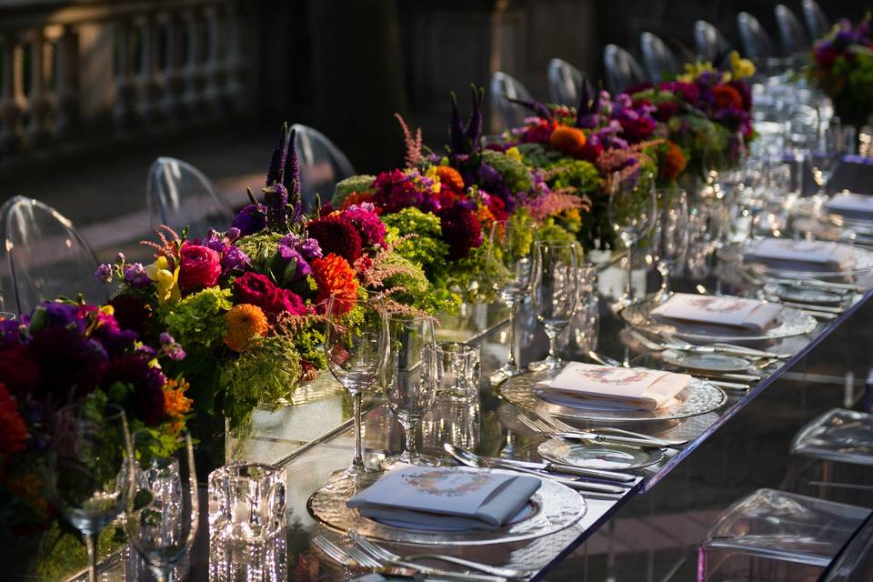 Long Tables on Terrace