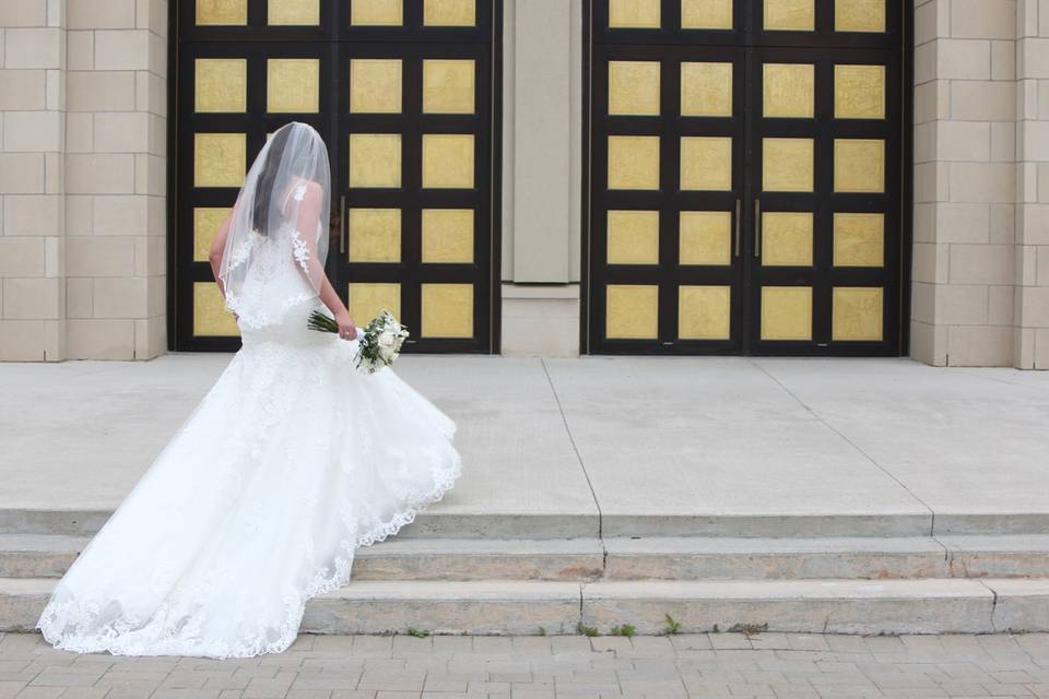 Classic ceremony entrance