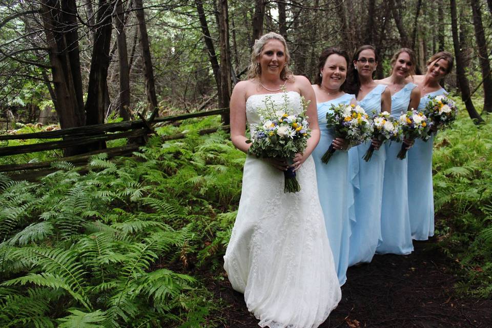 Bowmanville, Ontario wedding videographer, bridesdmaides