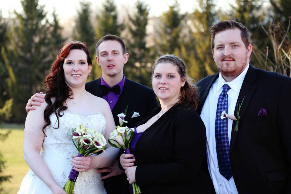 Bowmanville, Ontario wedding ceremony, bride