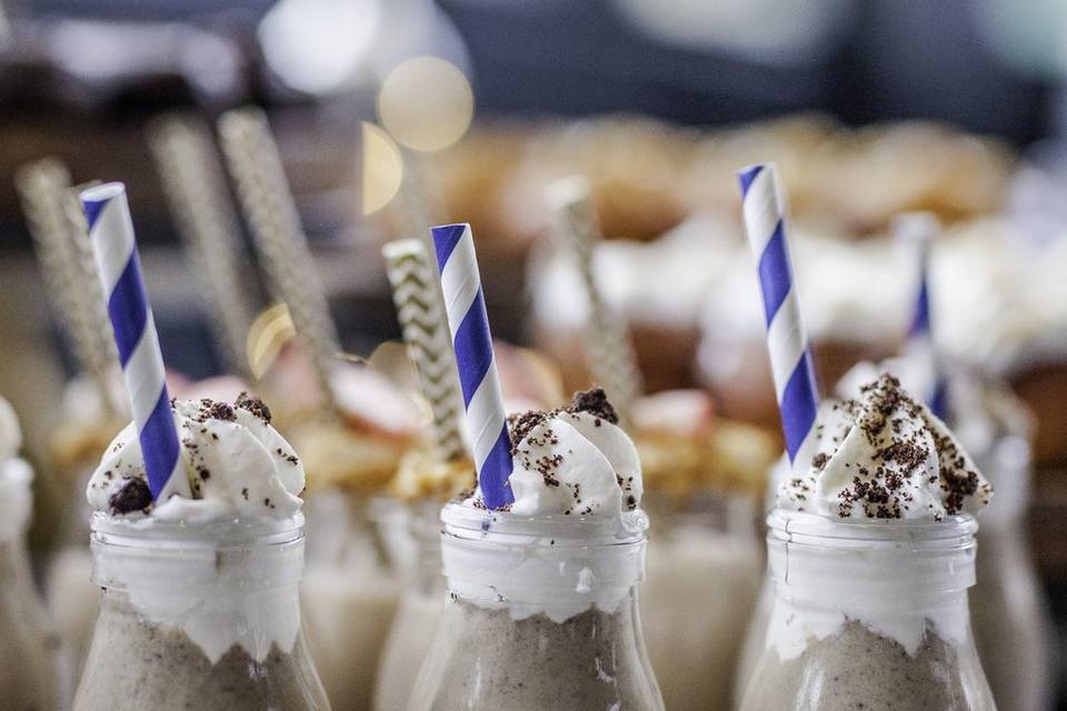 Mini milkshakes