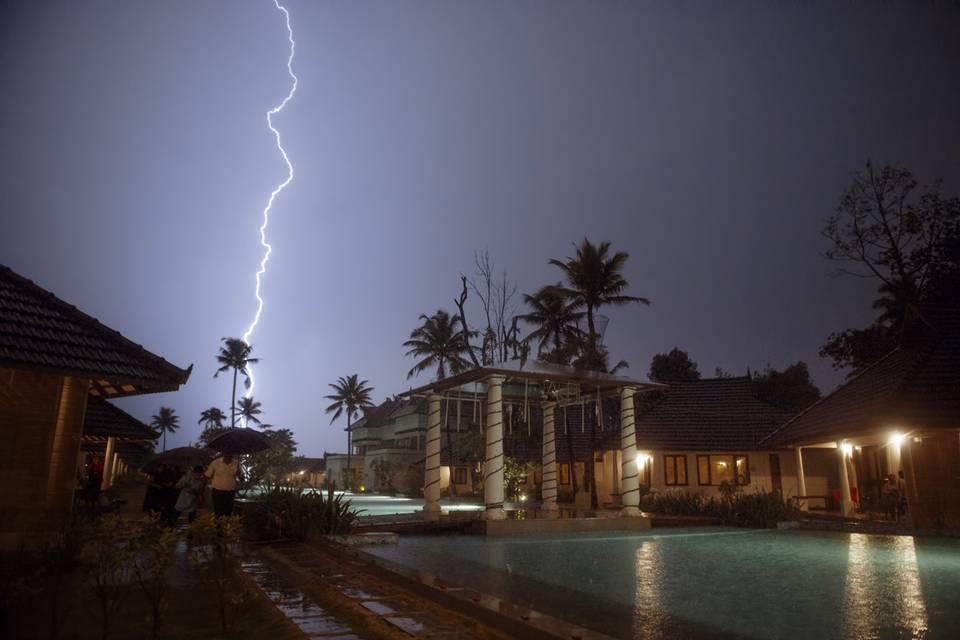 Lightning Storm at Reception