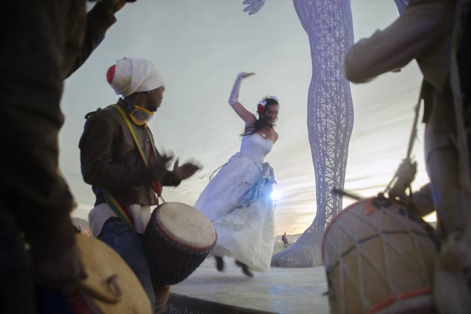 Bride Dancing