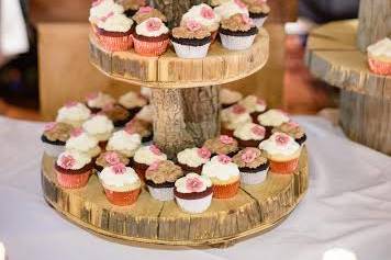 Wood Cupcake Stand