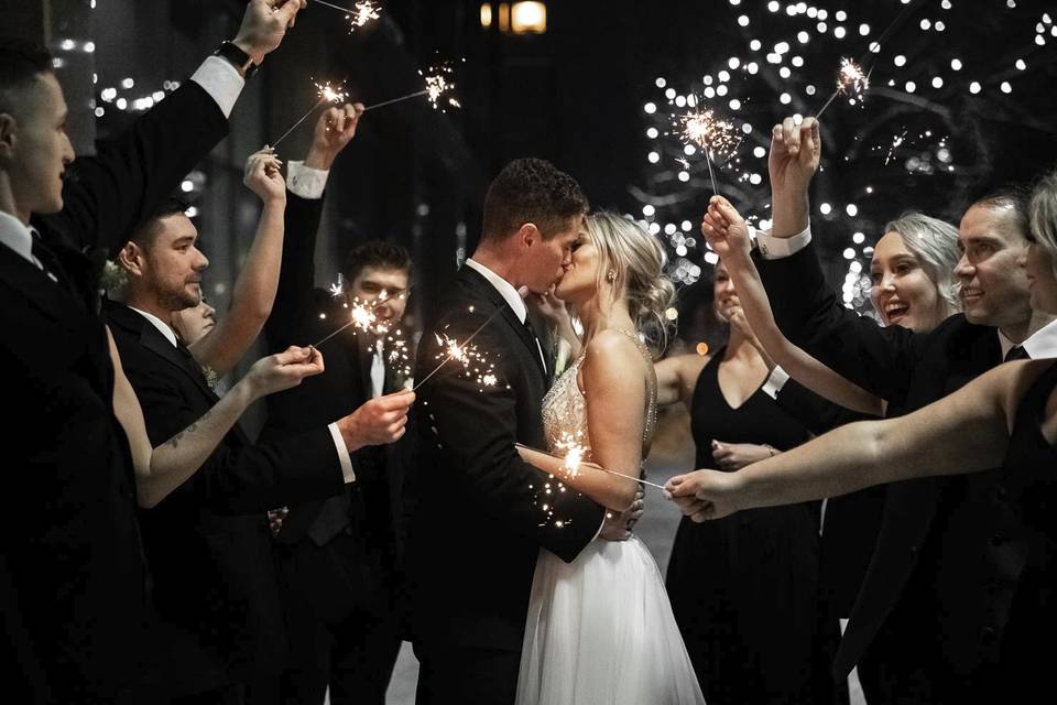 Sparkler Kiss