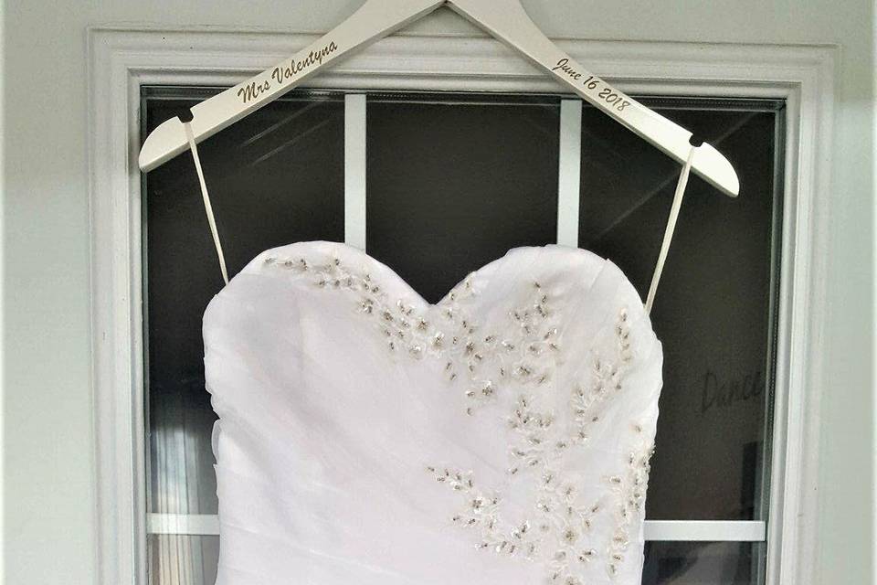 Customized Wedding Hanger