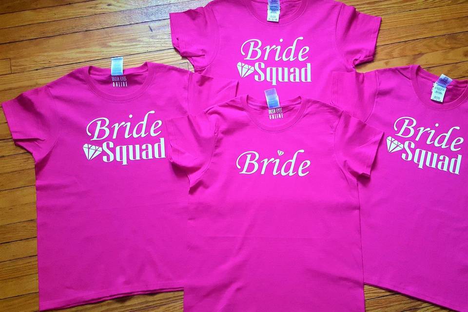 Bridal Party T-shirt Set