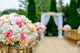 Basketball Court Wedding