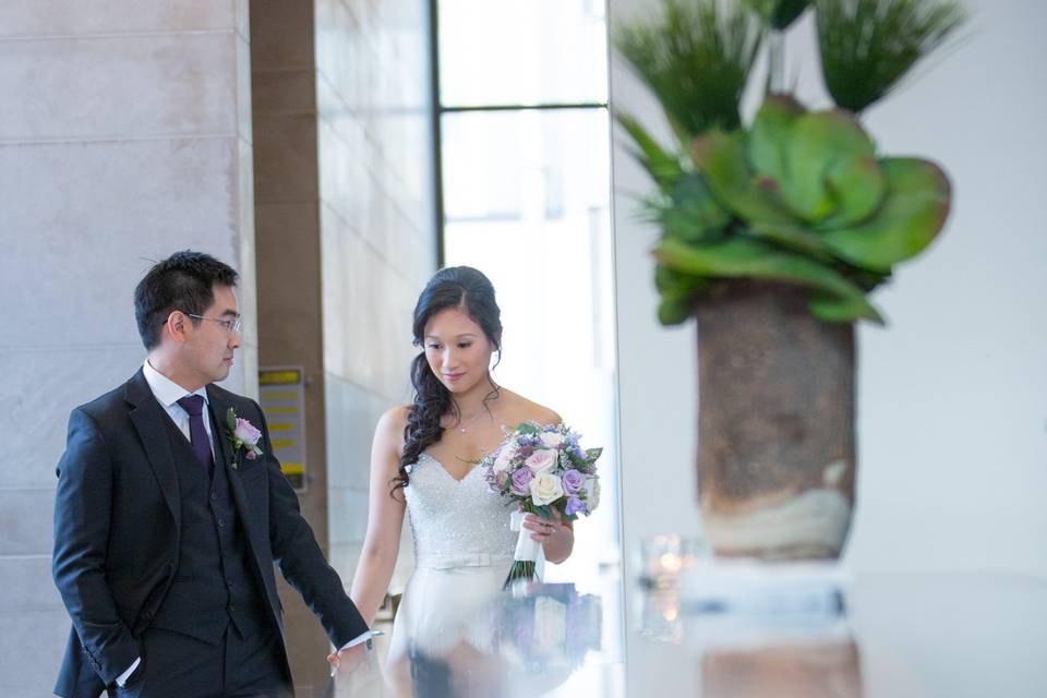 Bride and groom