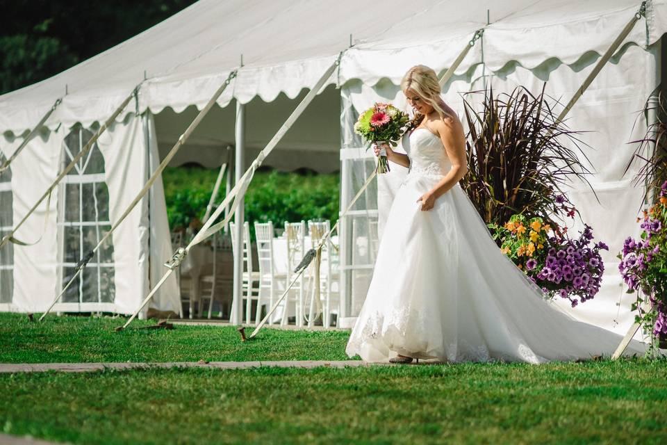 Entry to ceremony