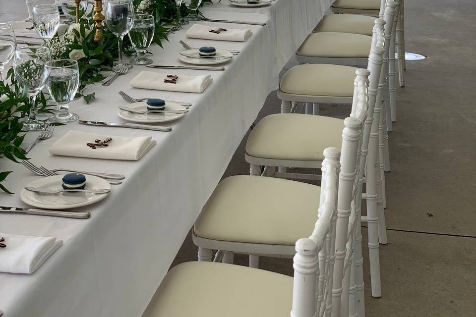 Classic and elegant Chiavari chairs