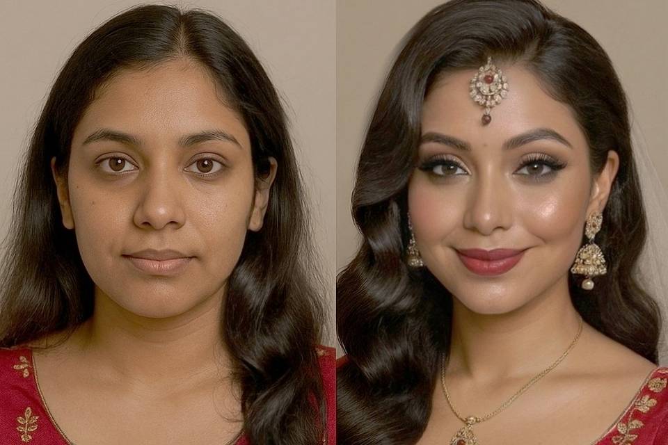 Indian makeup and hair