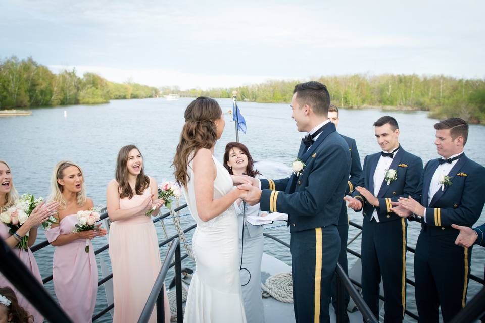 Boat wedding