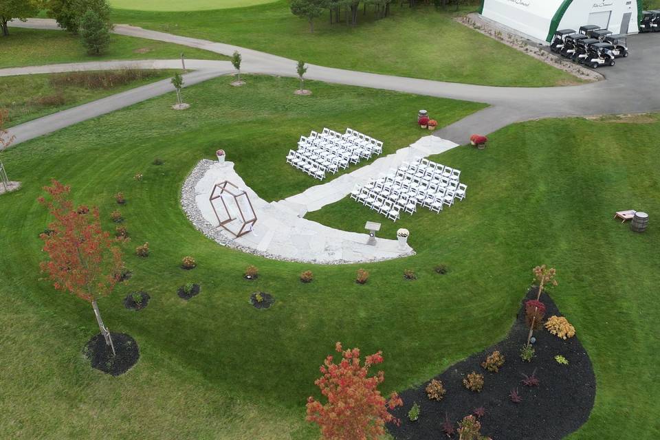 Arial of ceremony