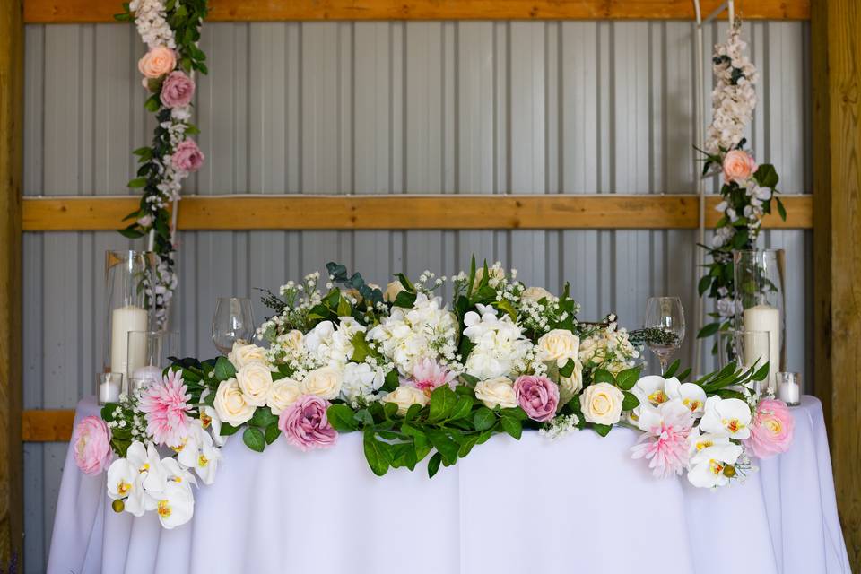 B&C Sweetheart Table