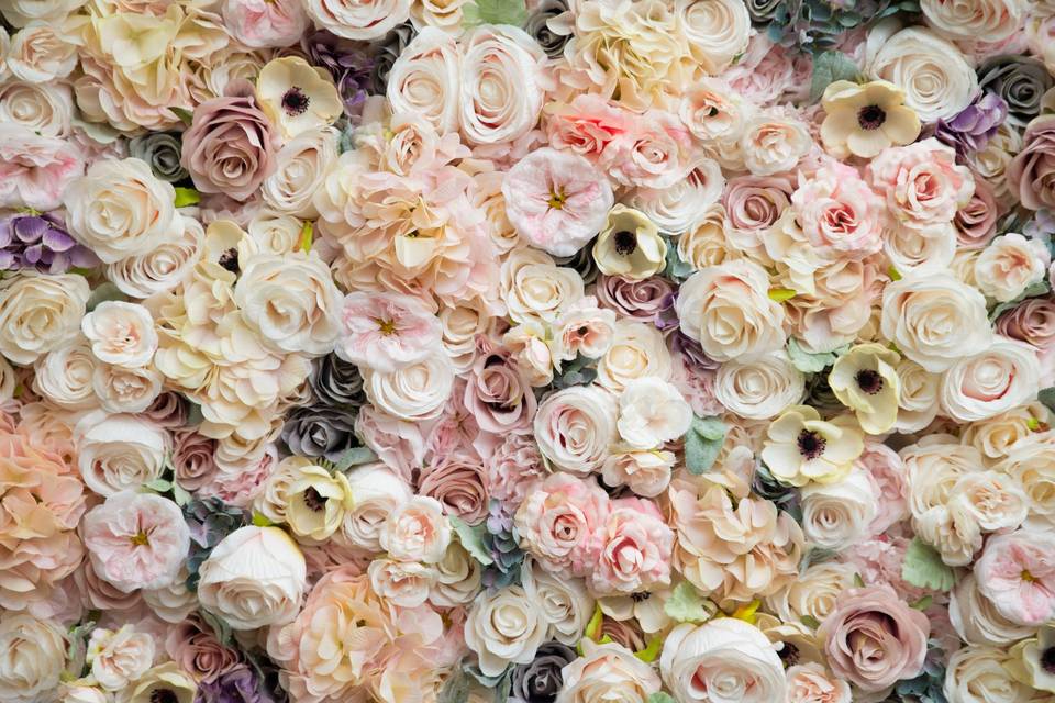 Flower Wall Abstract Pattern