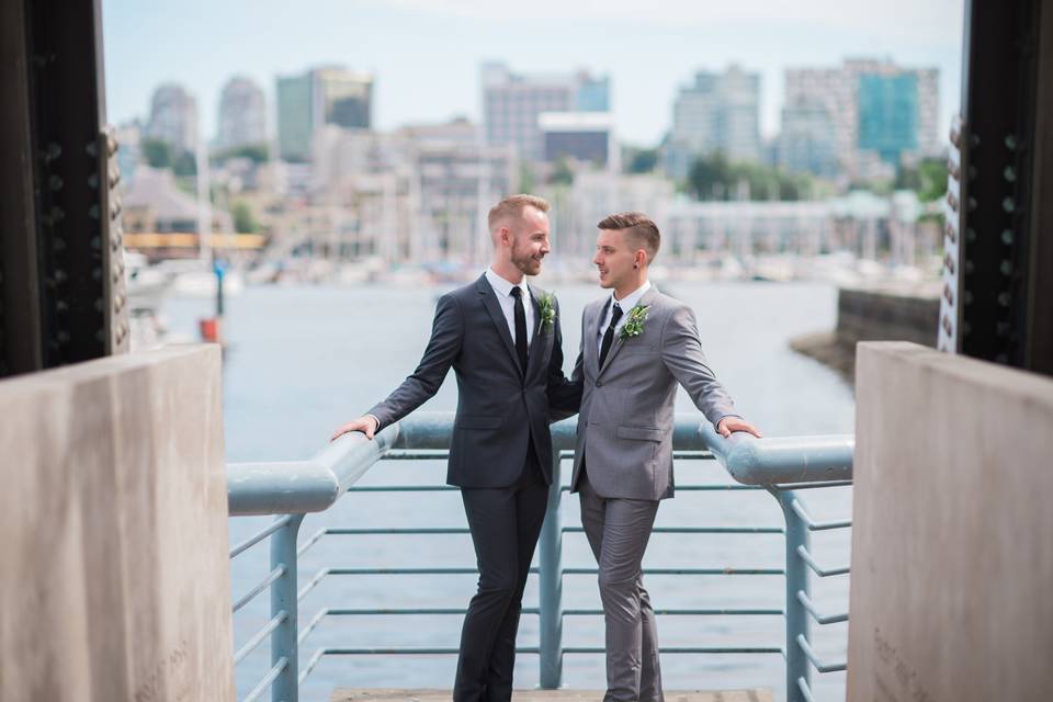 Wedding photo in Yaletown