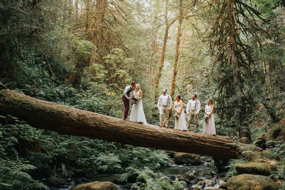 Forest Wedding in Victoria BC