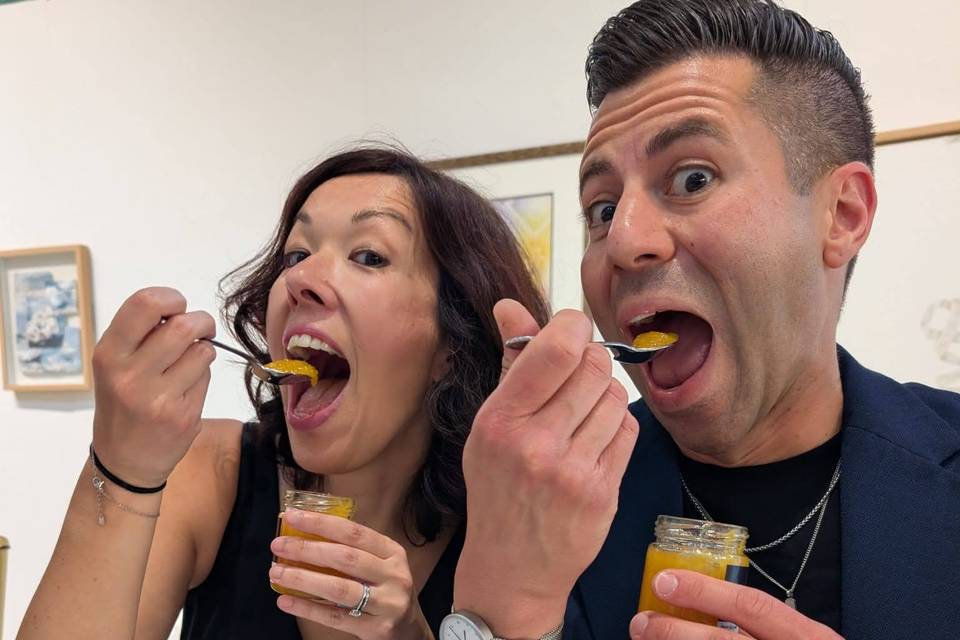 Guests enjoying their jam