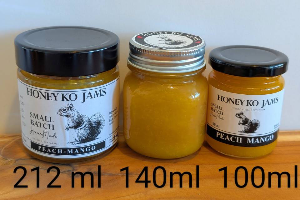 Jar sizes