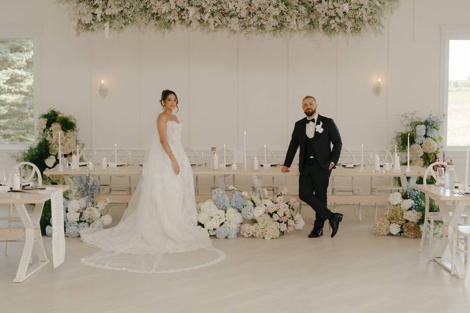 Modern Wedding reception