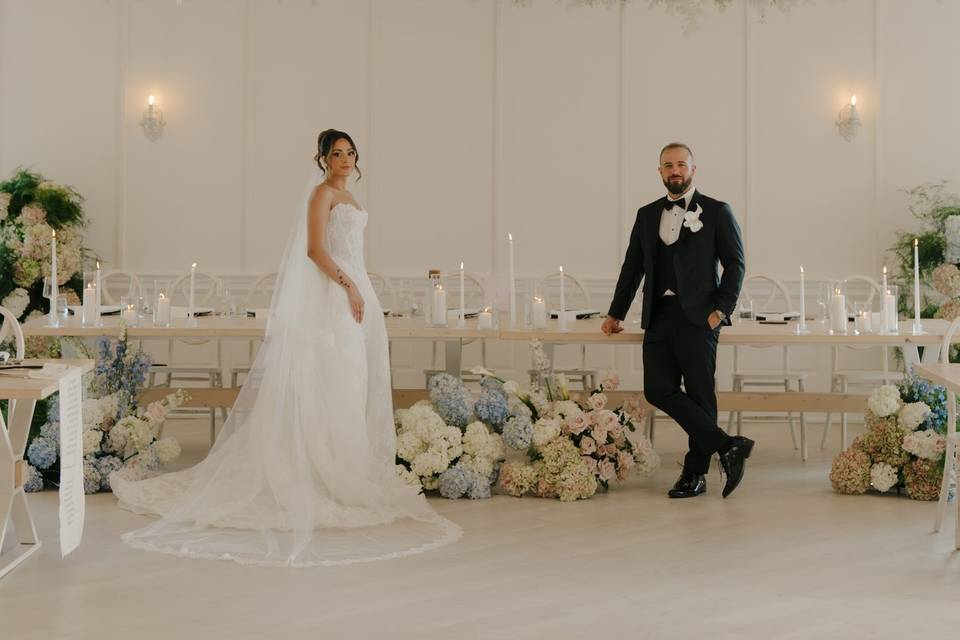 Modern Wedding reception