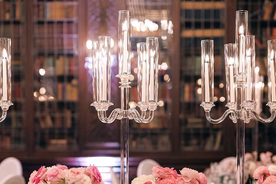 Classic timeline centerpieces