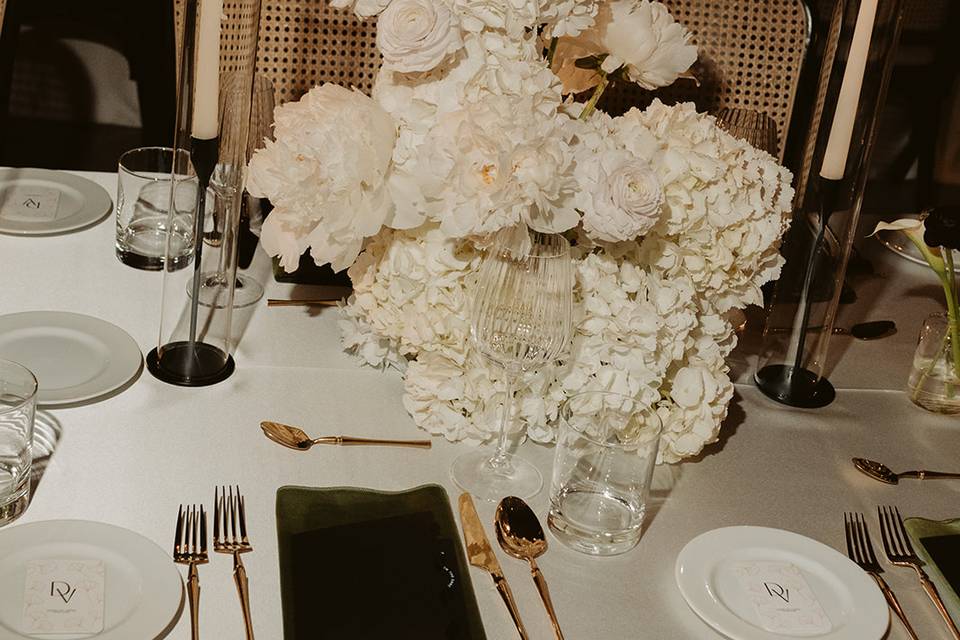 Modern sculptural arrangement