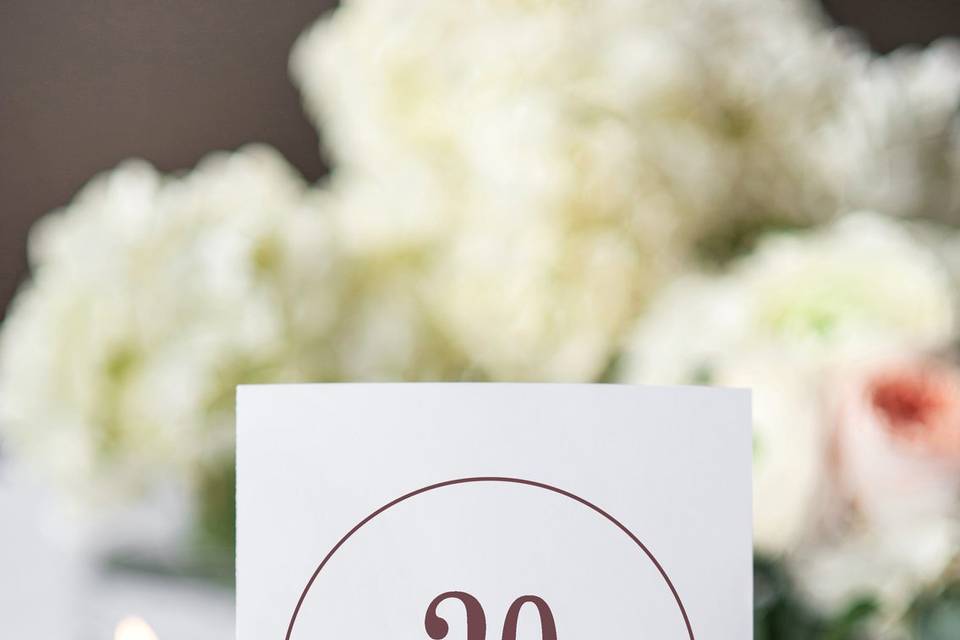 No.TN12 Table Numbers