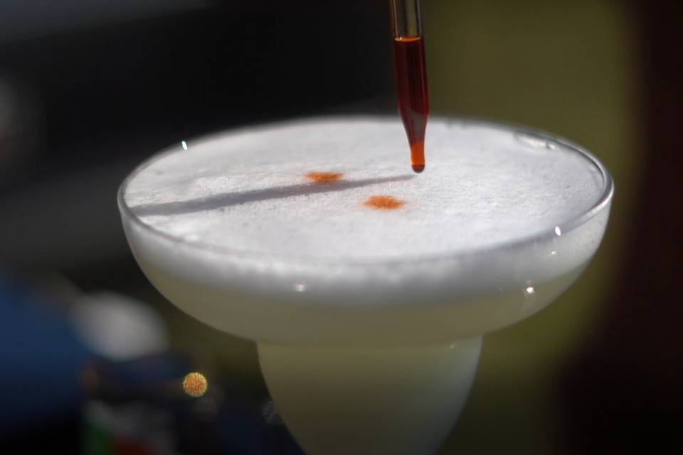 Pisco sour cocktail