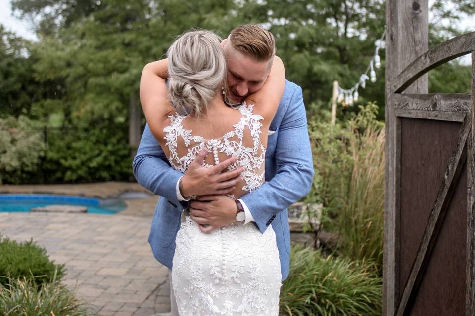 Bridal updo