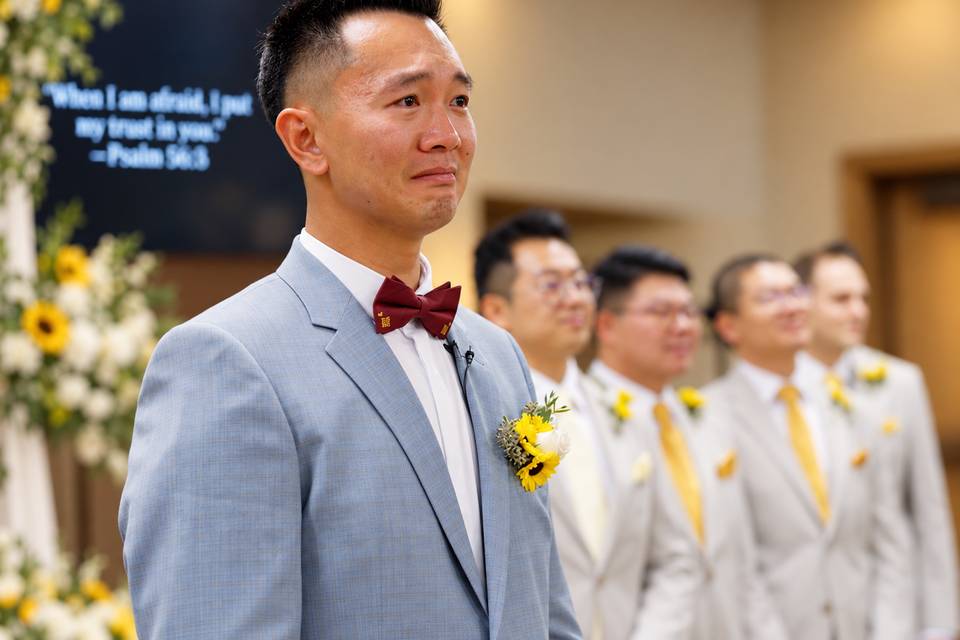 The Groom’s First Tears