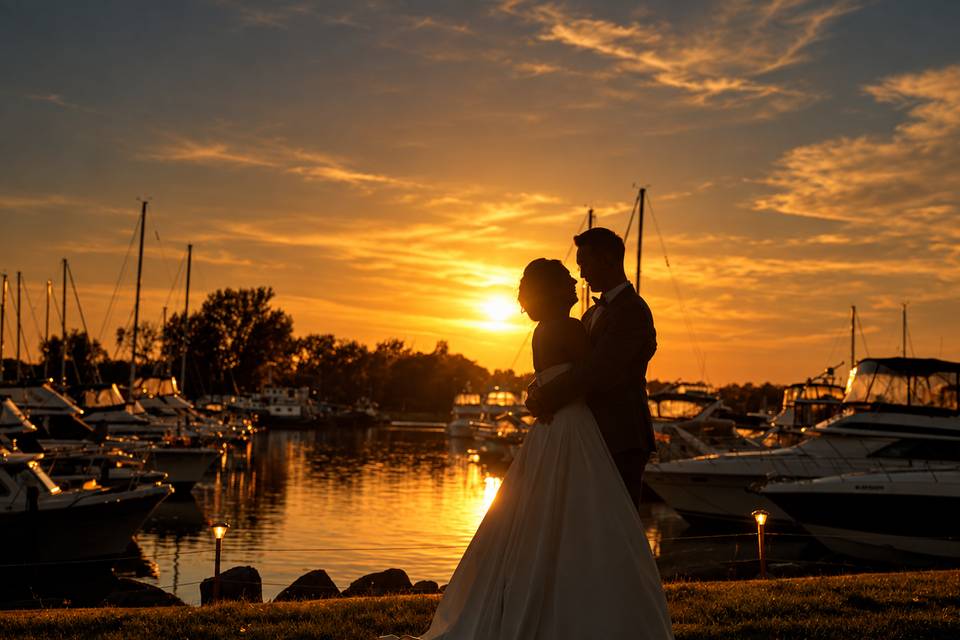 Golden Hour Marina Portrait