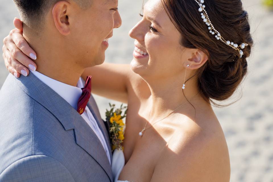Waterfront Wedding Portrait