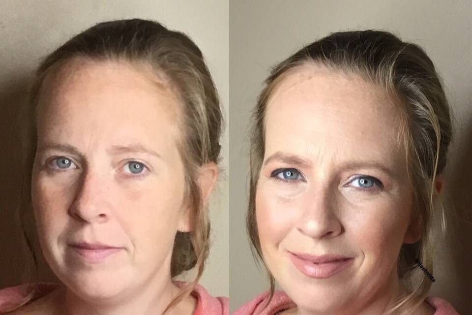 Before and after beauty by me