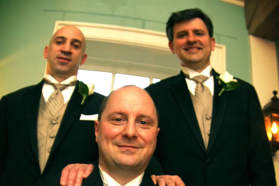 Groom with Groomsmen