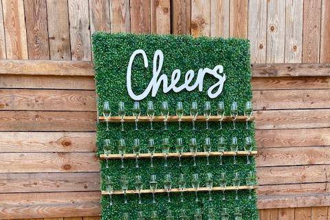 Champagne Wall