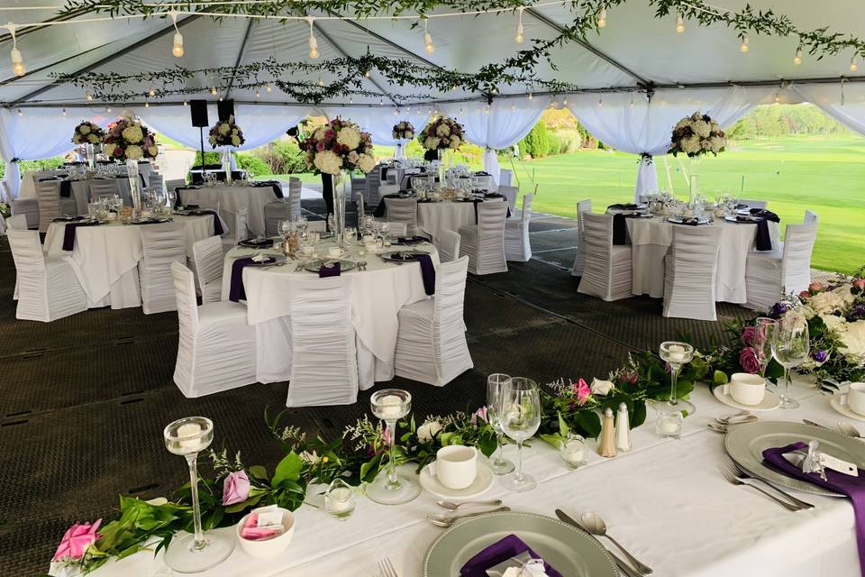 Tent wedding