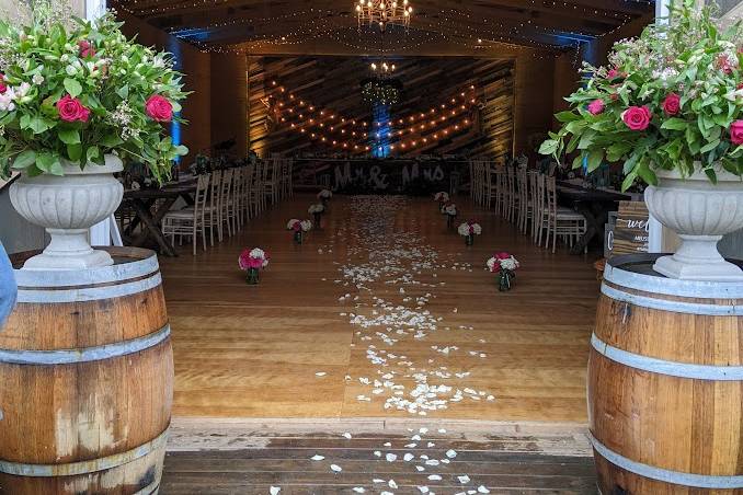 Indoor ceremony option