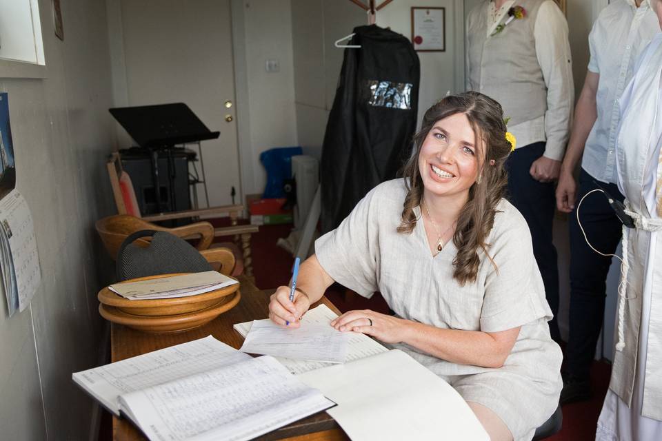 Signing