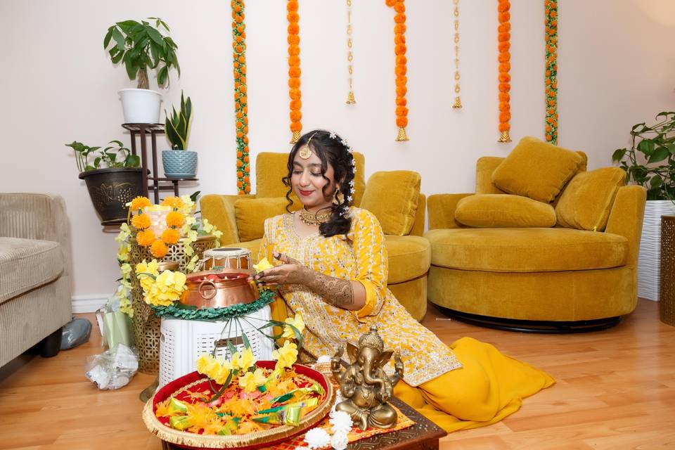 Wedding ceremony in canada