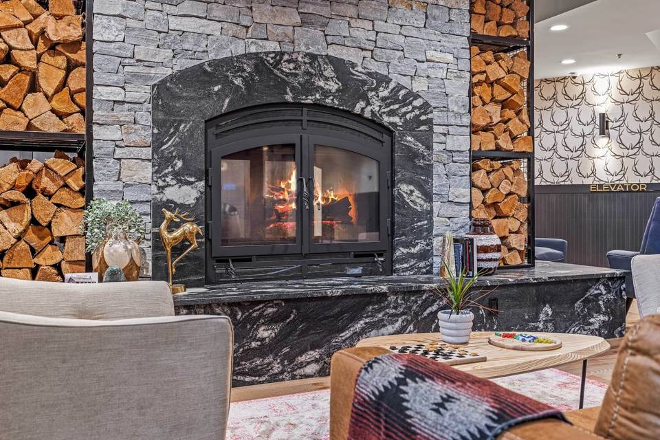 MTN House - fireplace