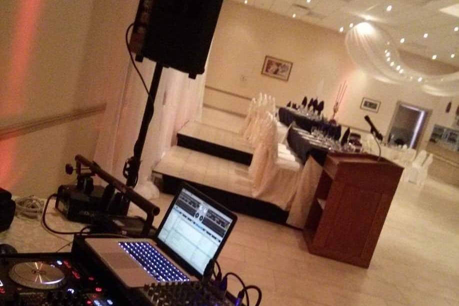 DJ setup