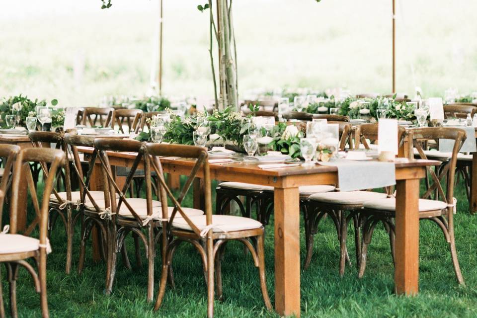 Wedding greenery