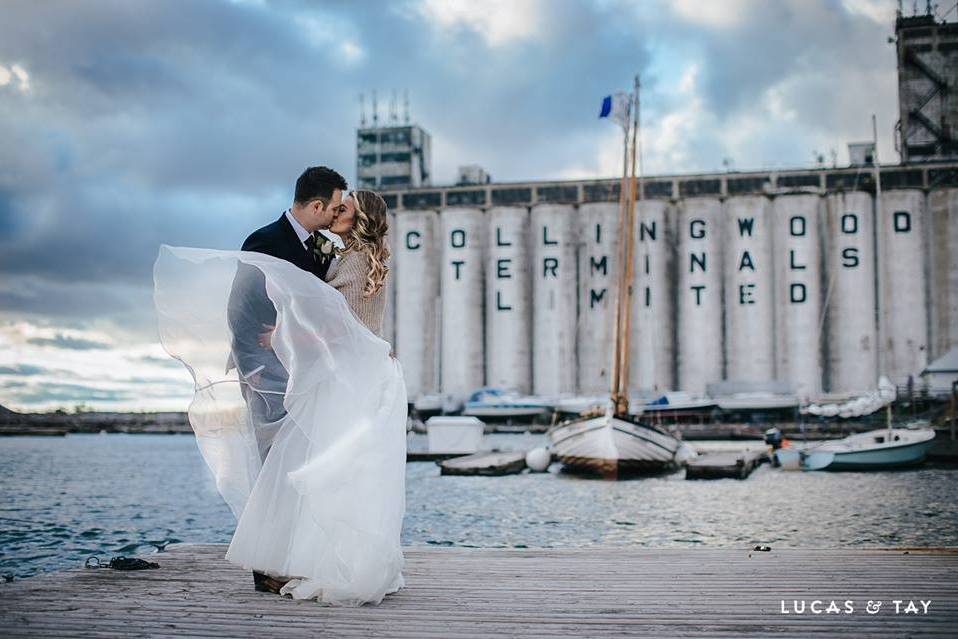 Waterfront wedding