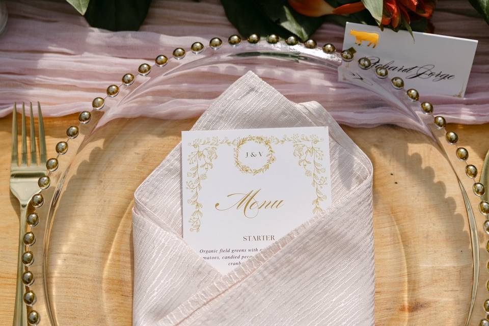 Reception Decor Set Up