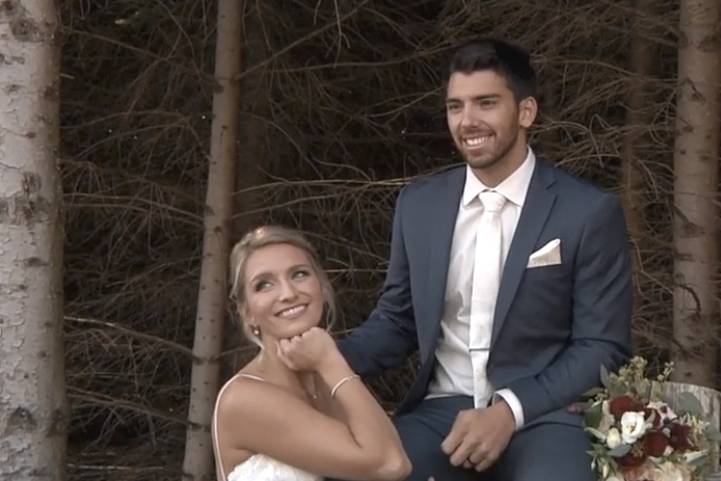 Wedding video screenshot